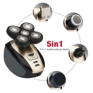 5-In-1 Electric Shaver Multifunctional 5-Head Rechargeable Shaver